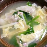 ワンタンかき玉スープ